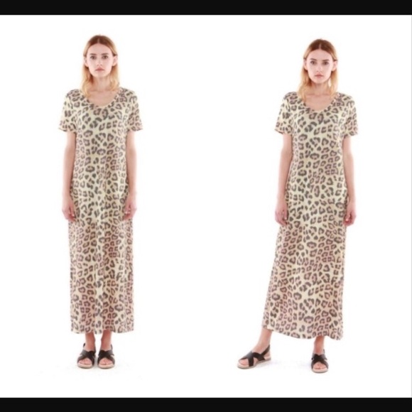 HP - Super Soft Leopard Maxi Dress - $159 NWT - Picture 1 of 4